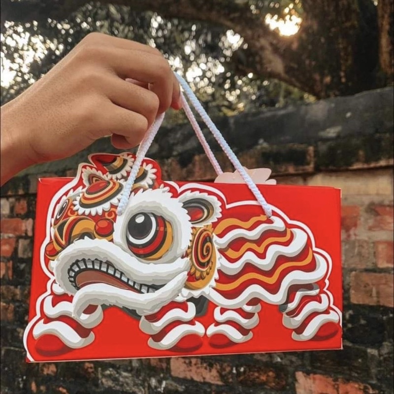 Hộp đựng bánh trung thu 2 - 4 bánh 2022