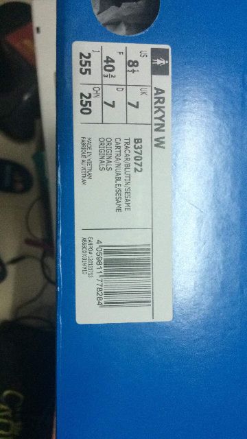 Adidas ARKYN W size 40 2/3 new tang