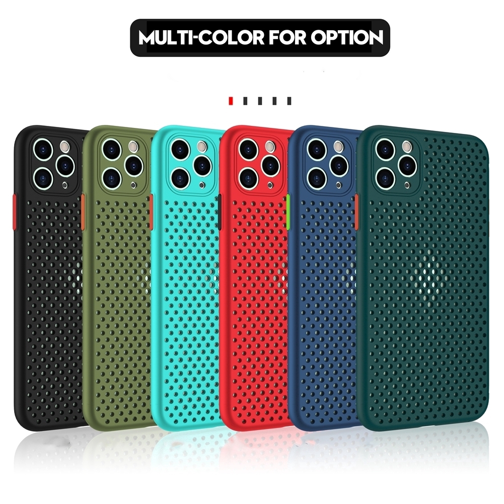Ốp điện thoại kiểu tổ ong tản nhiệt nhiều màu lựa chọn cho  iPhone 6/6s/7/8/6 Plus/6s Plus/7 Plus/8 Plus