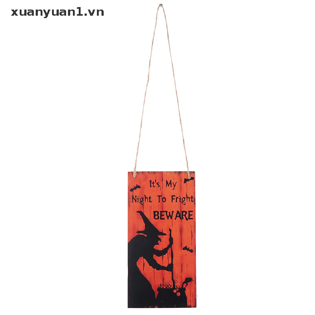 Xuan Biển Hiệu Treo Cửa Trang Trí halloween Hình Đầu Lâu Phù Thủy Trong Nhà Và Ngoài Trời vn