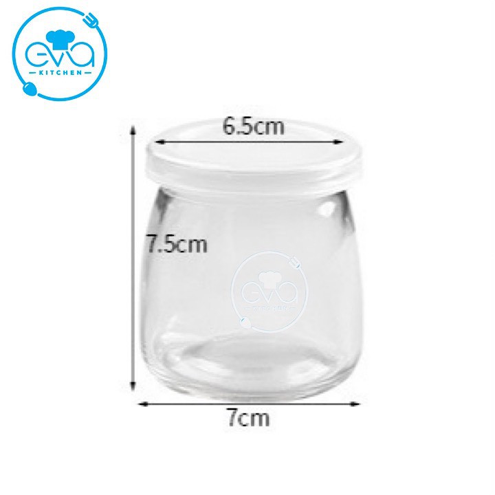 Hộp 12 Hũ Thuỷ Tinh Đựng sữa chua khổng Lồ 200 Ml | BigBuy360 - bigbuy360.vn