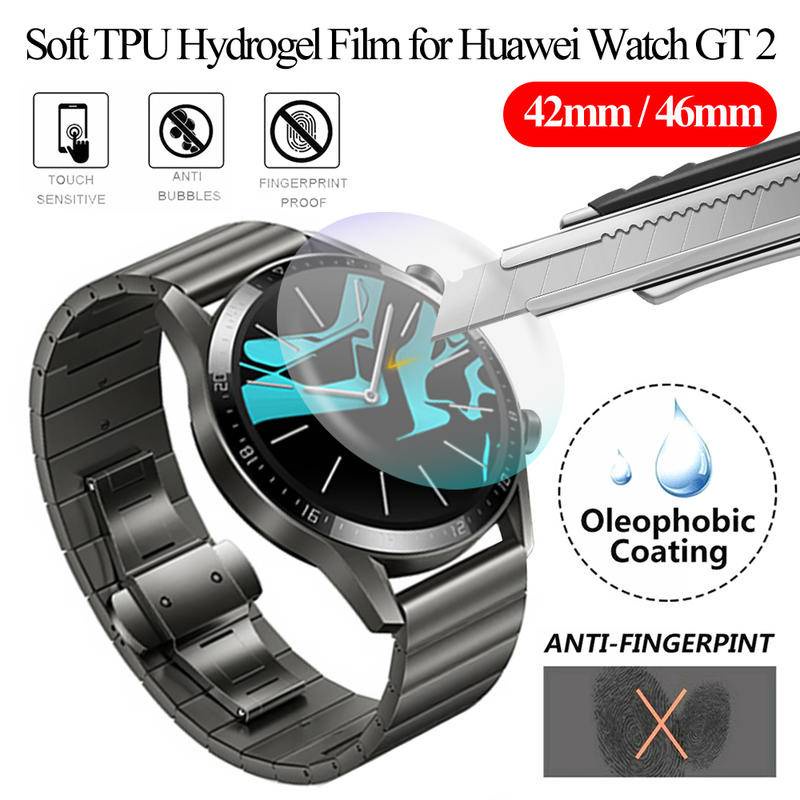 Miếng Dán Màn Hình Chống Ánh Sáng Xanh Bằng TPU Mềm HD Hydrogel Cho Huawei GT2 GT3 Pro 46mm GT2e GT Runner 3 Pro Honor Magic 2