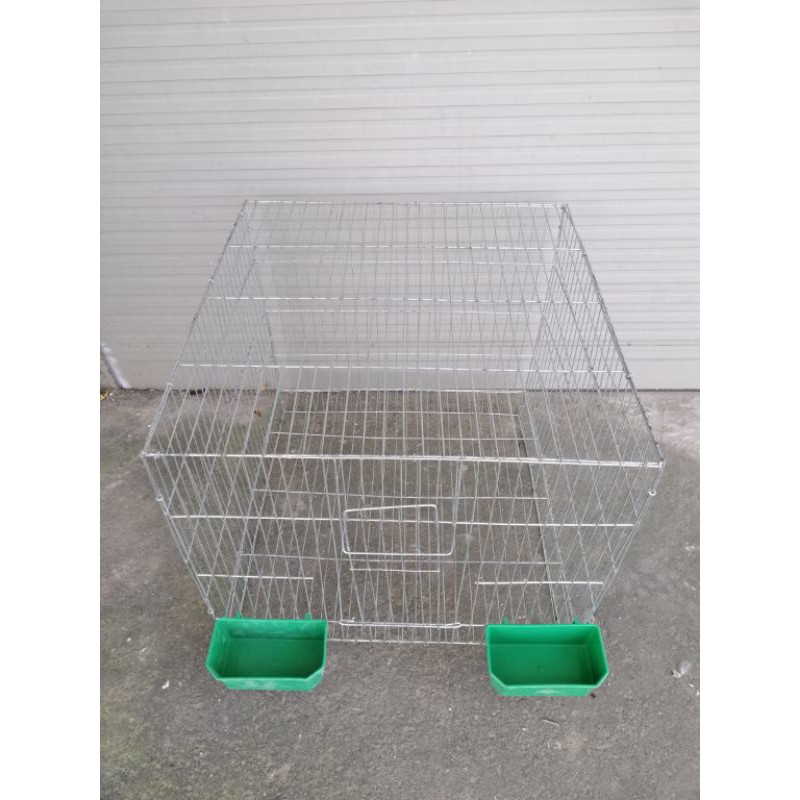 Lồng kẽm 1 ô nuôi chim bồ câu, mèo, vẹt, thằn lằn...