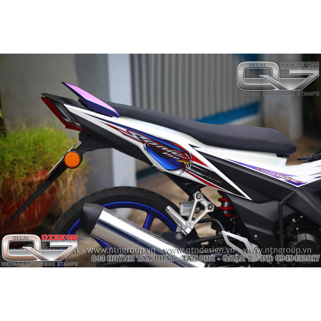 Tem Rời SONIC 150 Trắng - decalq7