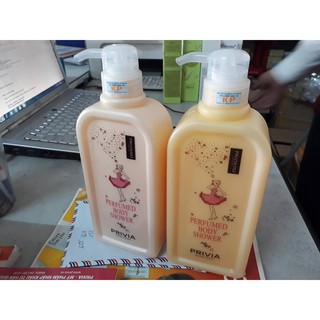 Sữa tắm privia hương nước hoa 500ml