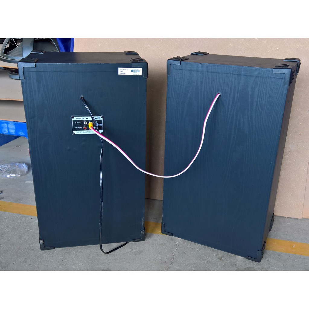 Loa liền kích caliphate CL-460 -2 loa chạy đôi: 1 Bass 25P100, 1 kèn Karaoke