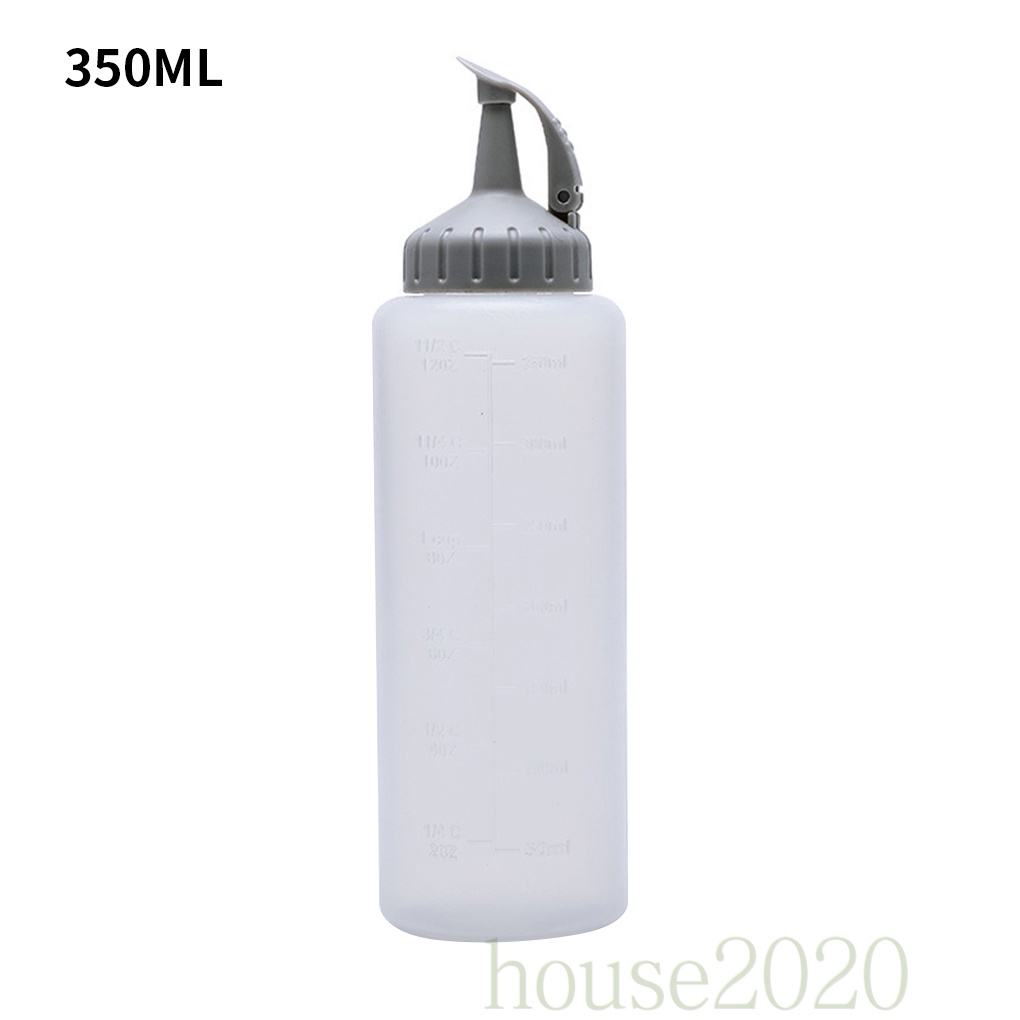 Bình Nhựa Đựng Nước Sốt / Mật Ong / Dầu Ăn / Mật Ong Có Nắp Đậy Màu Xám 2020 Cho Nhà Bếp L / 350ml