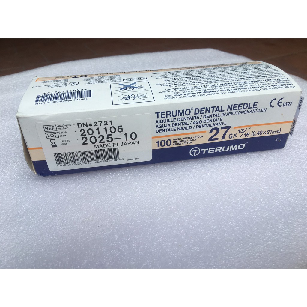 Kim tiêm tê teerrumo-kim tiêm nha khoa