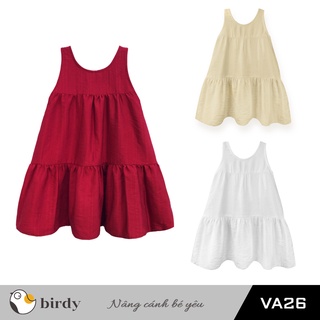 [BIRDY - VA26] Đầm bé gái thiết kế (Váy bé gái) Trắng xinh tơ lạnh - Hàng cao cấp