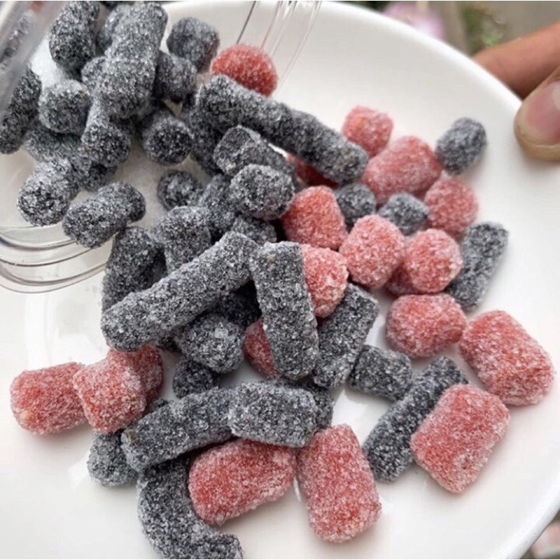 Kẹo Dâu Tây Mix Kẹo Dâu Tằm - Đặc Sản Đà Lạt Hũ 300gr - Vị ngọt thanh, chua nhẹ ngào