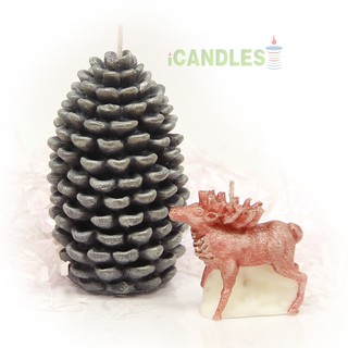 Nến quả thông noel không mùi