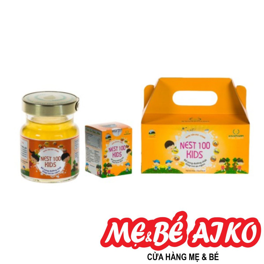 [Set 4 Hũ] Lọ Yến Bé Biếng ăn Lysine – Nest 100 Kids