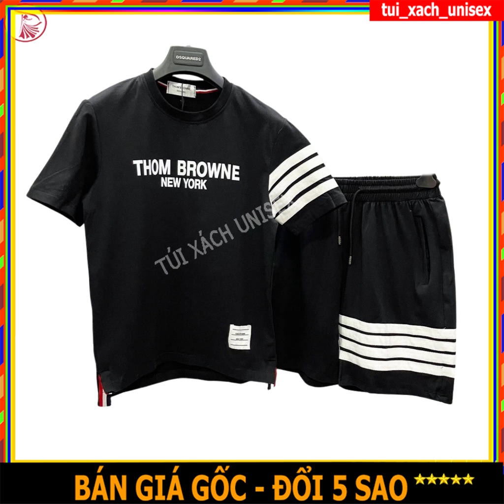 ❤️ GIÁ SỈ ❤️  Bộ Quần Áo Thun Mè Nam Nữ Ngắn Tay Mùa Hè Chữ In Ngưc Unisex Chất Liệu Thoáng Mát Co Dãn SL