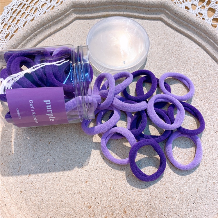 Set 50 Dây Cột Tóc Nhiều Màu Sắc Cho Nữ