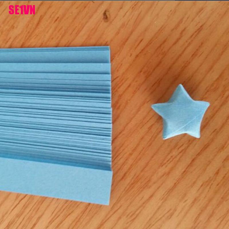 1 Hộp Giấy Gấp Ngôi Sao Origami Nhiều Màu