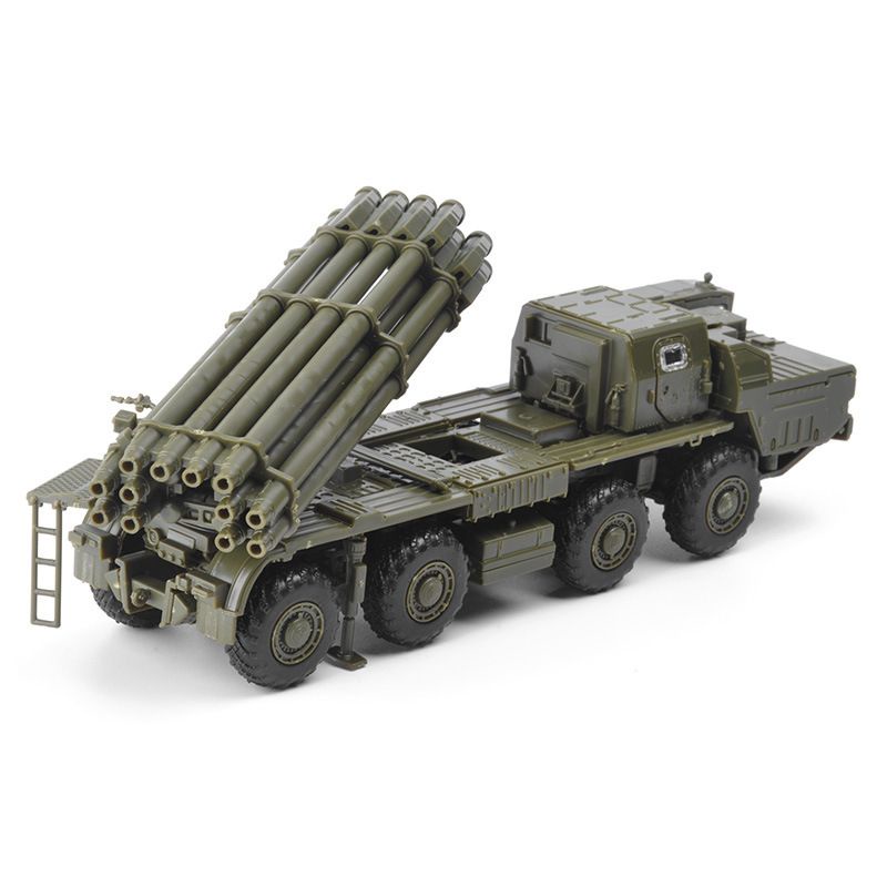 đồ chơi mô hình kit xe quân đội BM-30 Smerch tỉ lệ 1/72 4D