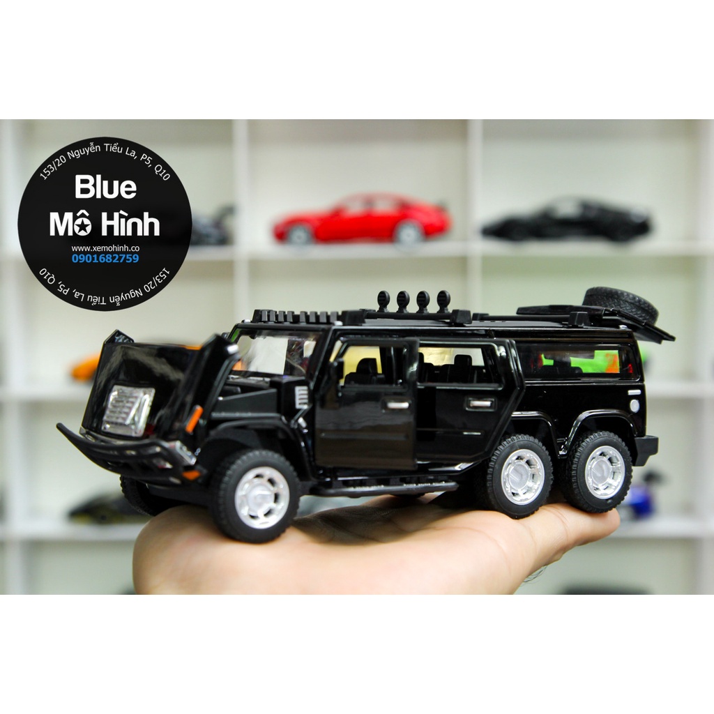 Blue mô hình | Xe mô hình Hummer H2 6×6 New SUV 1:32