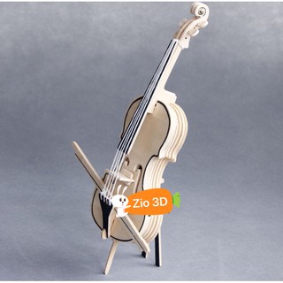 Mô hình lắp ráp gỗ 3D Đàn Violin