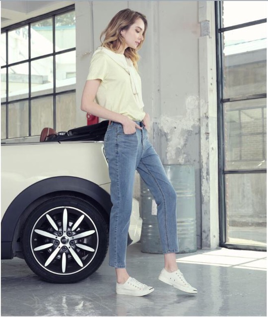 Quần jeans boyfiend xuất Hàn
