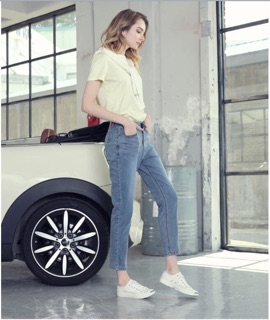 Quần jeans boyfiend xuất Hàn