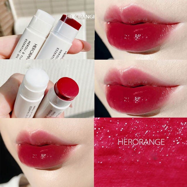 Son dưỡng có màu HERORANGE dưỡng ẩm mềm môi căng mọng tươi tắn Plant Moisture Lipstick HERO10 | BigBuy360 - bigbuy360.vn