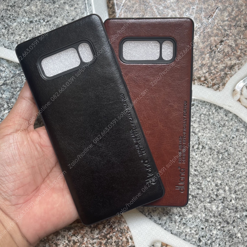 Ốp lưng Samsung Galaxy Note 8 da cao cấp, dẻo, bền đẹp