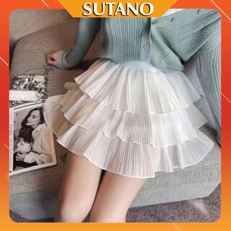 Chân váy ngắn 3 tầng xếp ly | BigBuy360 - bigbuy360.vn