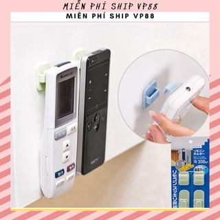 Set 2 móc treo dán tường gắn remote điều khiển thiết kế nhỏ gọn 88112 Home Store 88