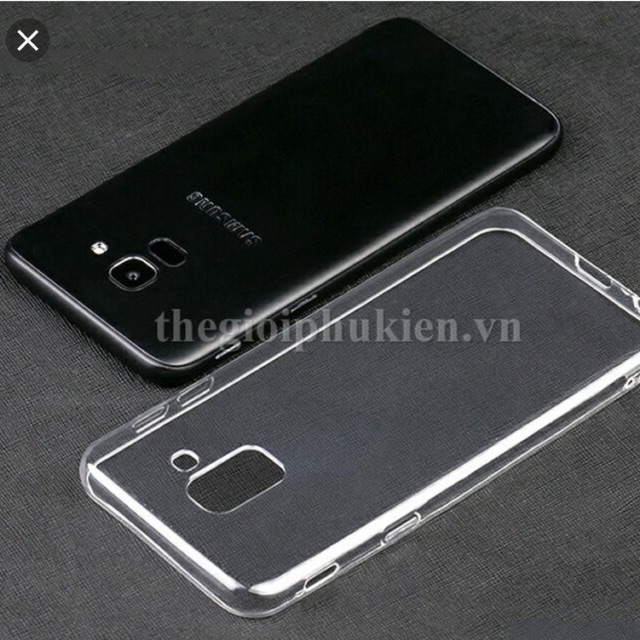 Ốp lưng dẻo Galaxy J6 trong suốt