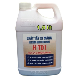 Hóa chất tẩy xi măng nước rửa dung dịch trên nền gạch ht01 dung tích 1,8l
