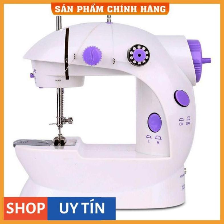 Máy Khâu Mini Gia Đình 2 Tốc Độ Có Đèn Led Cắt Chỉ