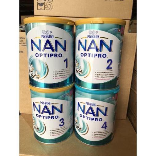 [Khuyến mại sốc] Sữa Nan Nga 800g Đủ Số 1,2,3,4 date 04/2022 mới nhất