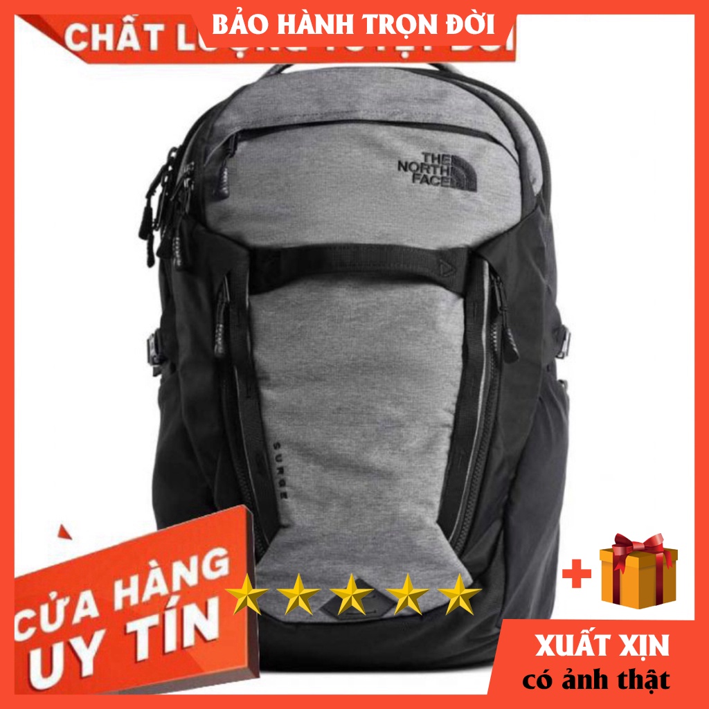 Balo THE NORTH FACE SURGE  2018-2022 giá rẻ -balô nam laptop balo du lịch tnf dành cho đi học,đi làm CHỐNG SỐC MÁY