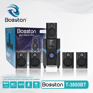 Loa Vi Tính Bosston BLuetooth 5.1 T3800-BT Loa Máy Tính Để Bàn Nghe Nhạc, Chơi Game Âm Thanh Cực Đã