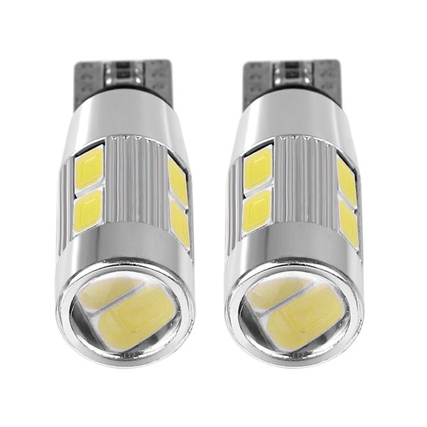 Bộ Đèn Led Chân T10 - 10 SMD 5630 Có Thấu Kính Gắn Đèn Sương Mù, Xi Nhan, Đèn Chiếu Hậu Ô Tô