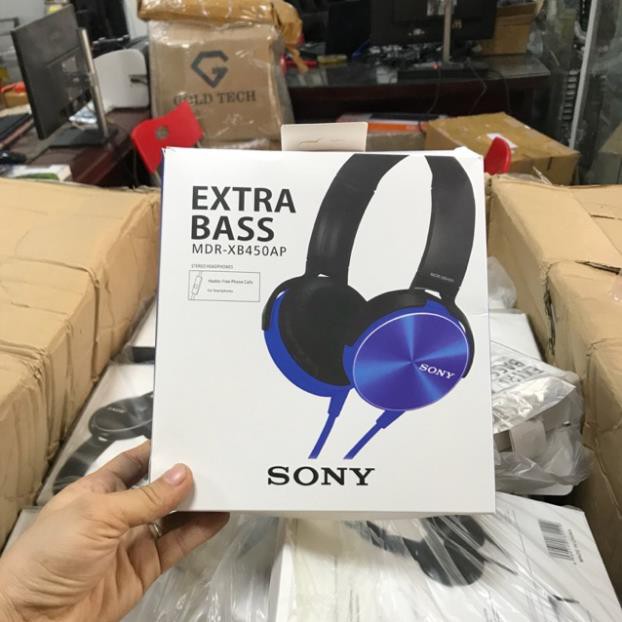 Tai nghe Sony MDR-XB450AP + bộ chuyển dùng máy tính
