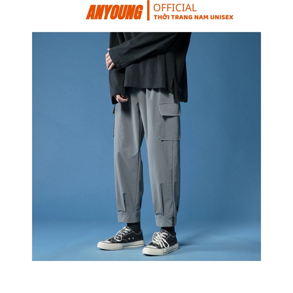 Quần Jogger Nam túi hộp Phong Cách Thể Thao kiểu dáng UNISEX cực NGẦU