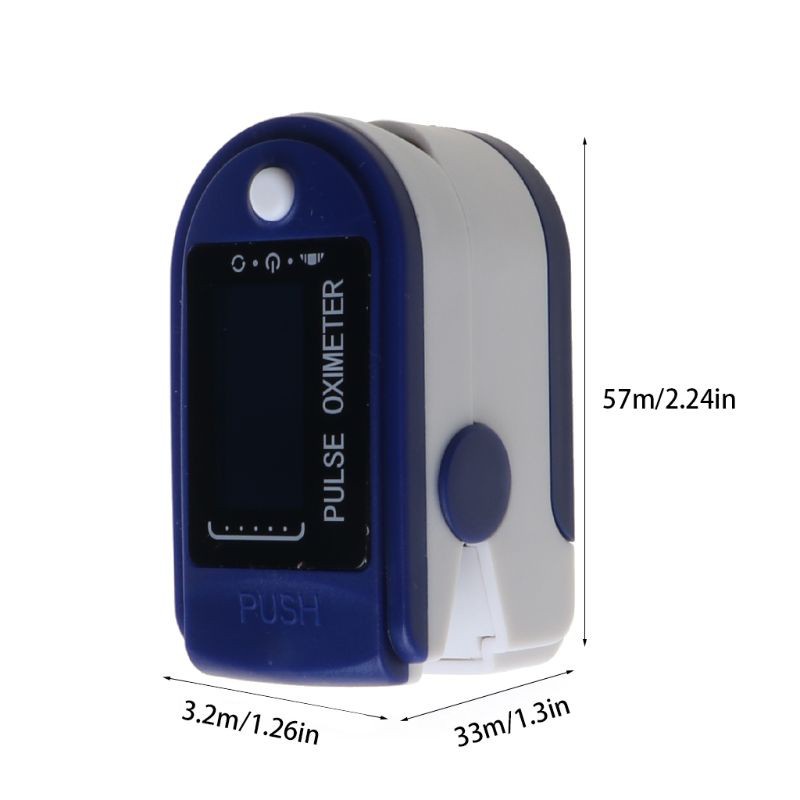 flgo Finger Clip Pulse Oximeter Blood Oxygen Saturation Monitor Heart Rate Monitor Pulse Oximeter Fingertip SpO2 Sensor