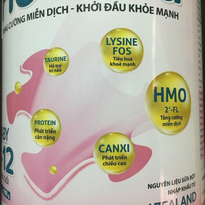 Sữa Hovana Baby - Tăng Cường Miễn Dịch - 900gr