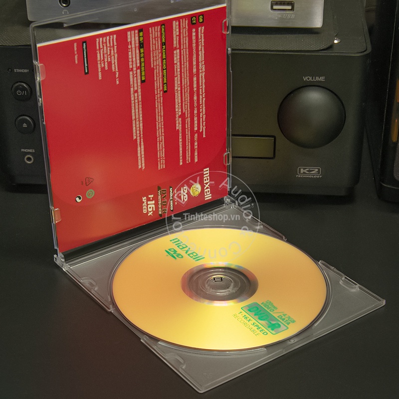 Đĩa DVD có hộp Maxell 1 chiếc - DVD-R high speed 16x 4.7GB 120min Maxell