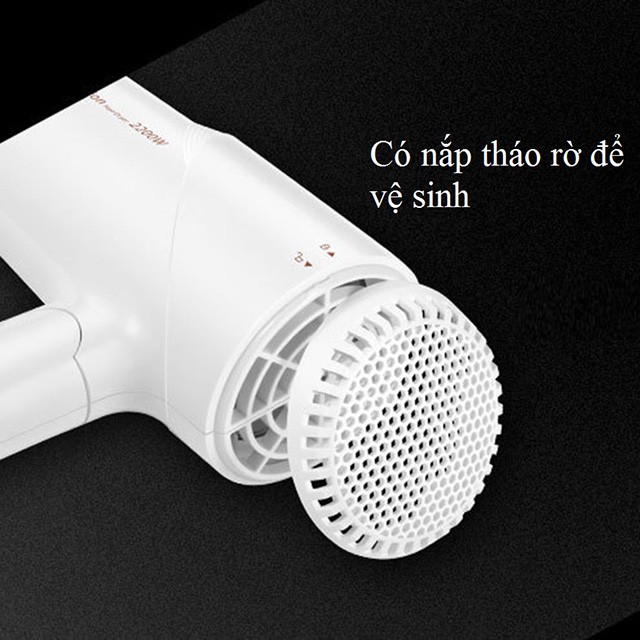 Máy sấy tóc 2 chiều nóng lạnh mini công suất lớn 2200W chính hãng POREE cao cấp loại tốt AKA MART