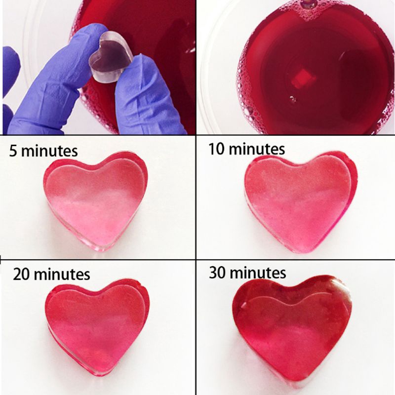 Set 7 Lọ Chất Tạo Màu An Toàn Làm Phụ Kiện Trang Sức Slime Tiện Lợi