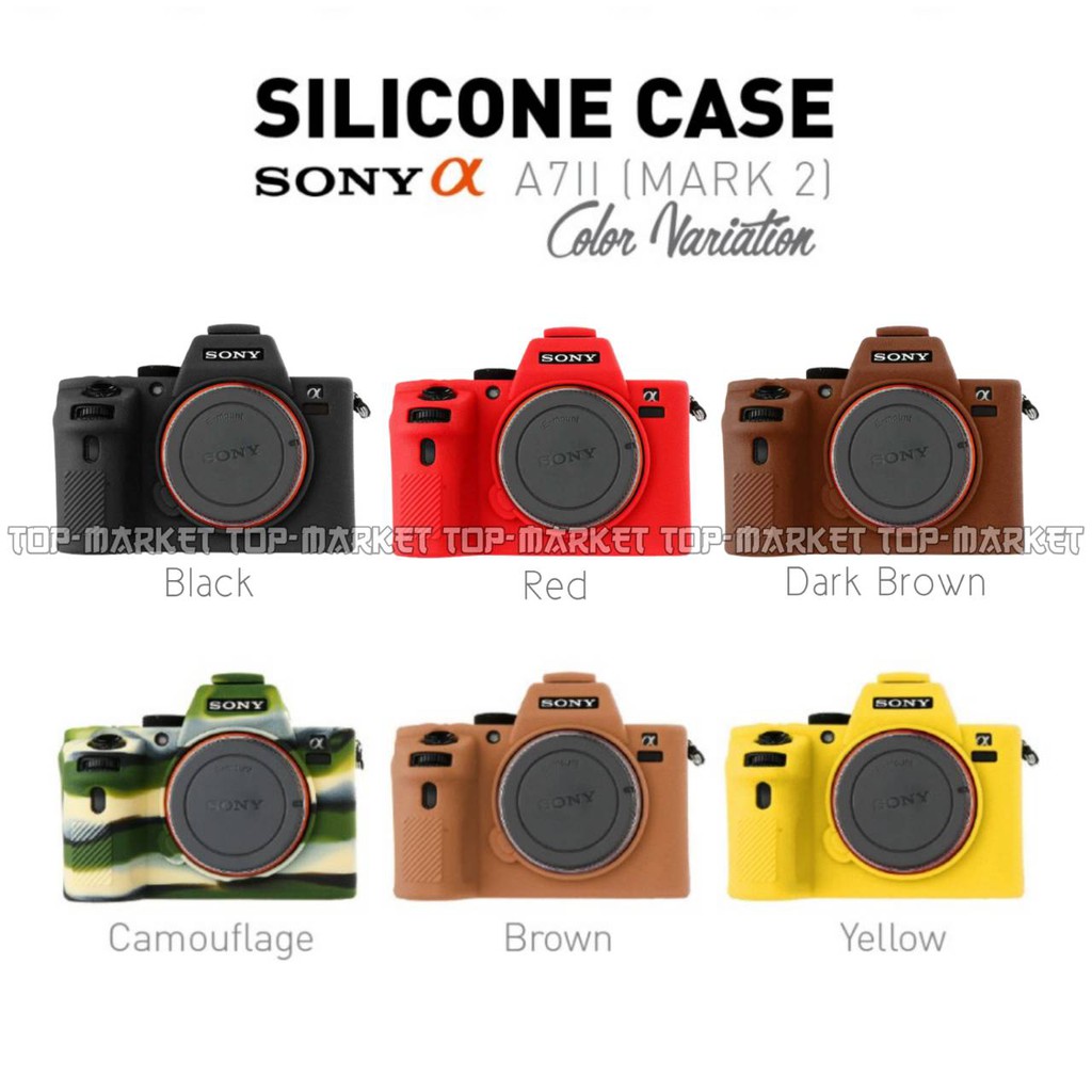 Silicone Ốp Lưng Silicon In Chữ Cá Tính Cho Sony A7Ii A7Rii A7Sii (A7 A7R Ii Mark 2