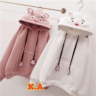 Áo hoodie tai gấu