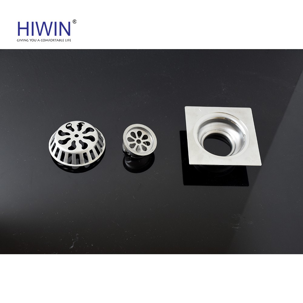 Cầu chắn rác Hiwin FD-76 Inox 304 Mặt mờ Cao Cấp Ngõng trọng lực