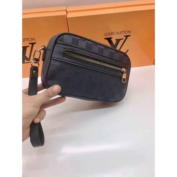 [Mã VNCT giảm 10k đơn 2] Ví cầm tay Clutch nam LV Khoá Số Da Đẹp Cao Cấp - VN1978