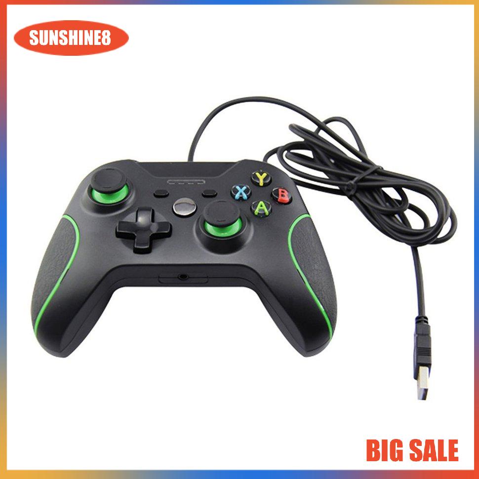 【SUN】Wired Handle With double vibration For Xbox One For Pc Host Game Controller