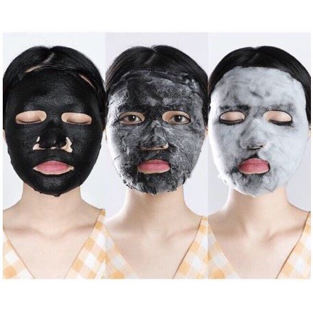 1 MIẾNG mặt nạ sủi bọt thải độc Detox da than hoạt tính BUBBLE MASK