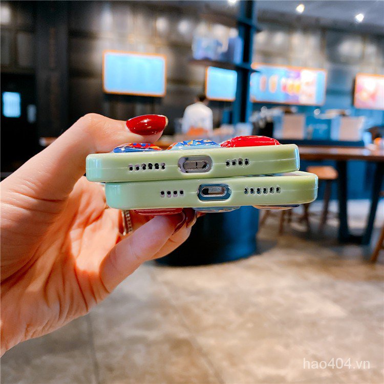 Ốp điện thoại chống sốc họa tiết bánh snack phong cách Hàn Quốc thích hợp cho Iphone se2 7 8p X Xsmax Xr11 12pro