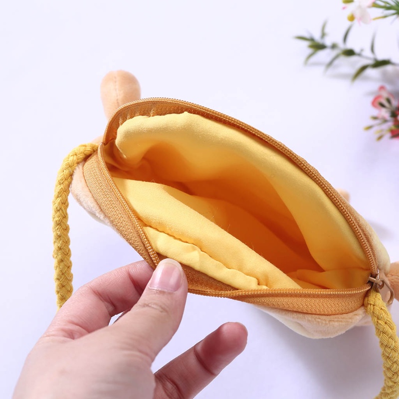 Túi Đeo Chéo Lông Nhung Mềm Hình Bánh Mì Thời Trang Cho Nữ